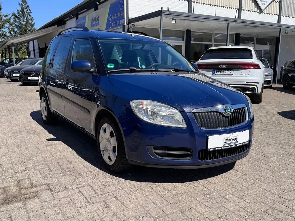 Gebraucht Skoda Roomster Plus Edition 69 PS (50 kW) 2009 Blau Van / Kleinbus
