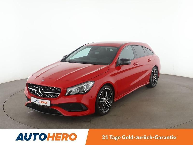 Rot Gebraucht 2018 Mercedes CLA250 Shooting Brake AMG line Kombi | 20.240 € (Fairer Preis) - Bild 1/3