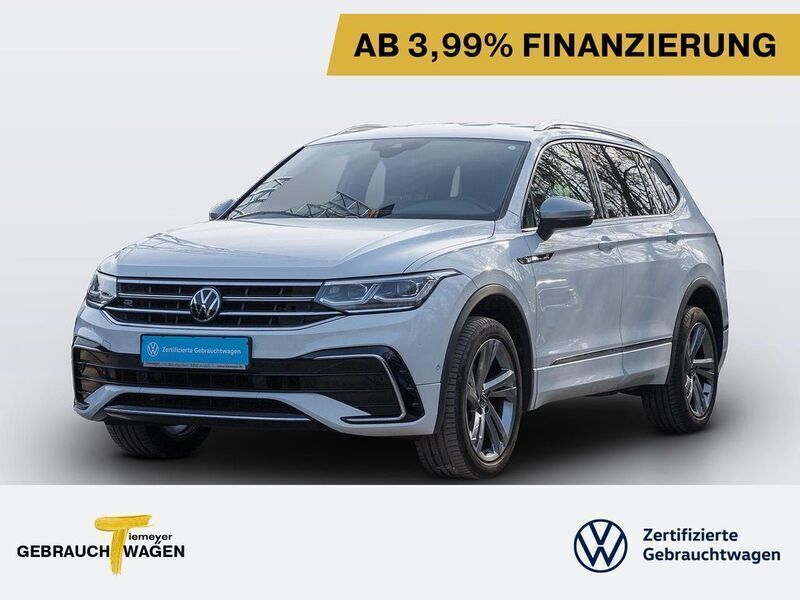 Weiß Gebraucht 2023 VW Tiguan Allspace R-line SUV | 33.850 € (Fairer Preis) - Bild 1/4