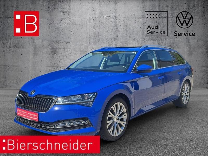 Blau Gebraucht 2022 Skoda Superb Premium Edition Kombi | 31.950 € (Fairer Preis) - Bild 1/4