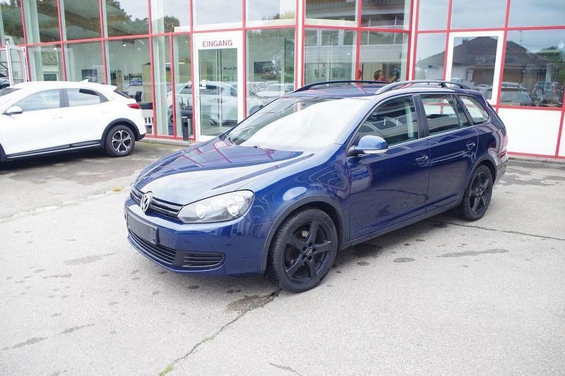 Tempest blue metallic Gebraucht 2012 VW Golf VI Trendline Kombi | 2.800 € (Superpreis) - Bild 1/4
