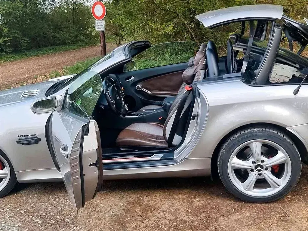 Gebraucht Mercedes SLK350 272 PS (200 kW) 2004 Grau Cabrio