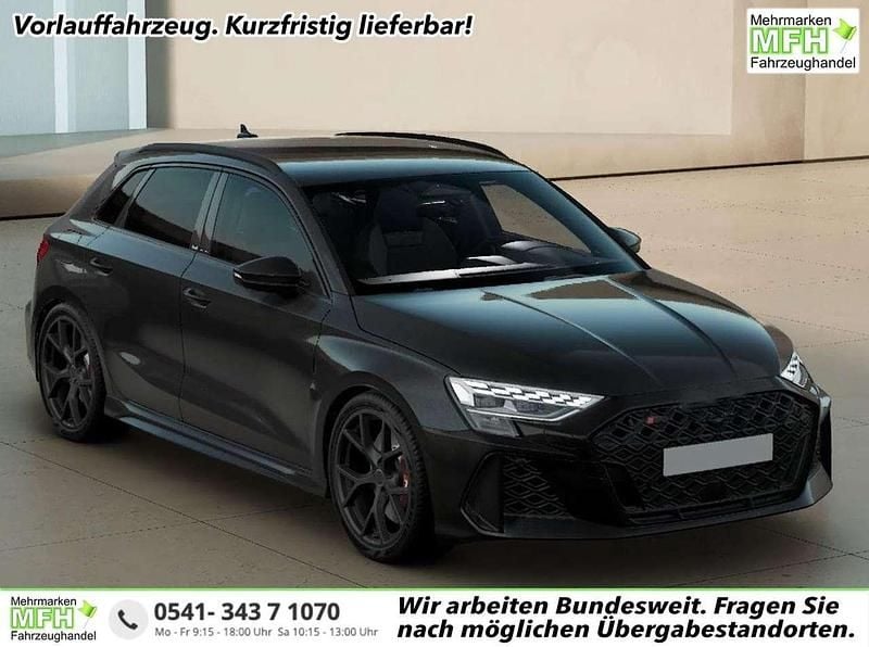 Mythosschwarz metallic Neu 2025 Audi RS3 Limousine | 67.290 € - Bild 1/1