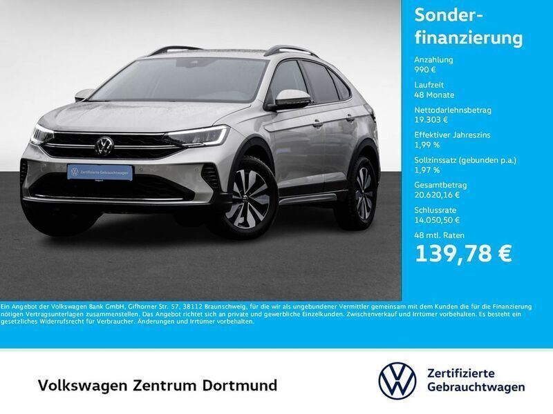 Silber Gebraucht 2024 VW Taigo Move SUV | 20.396 € (Fairer Preis) - Bild 1/4