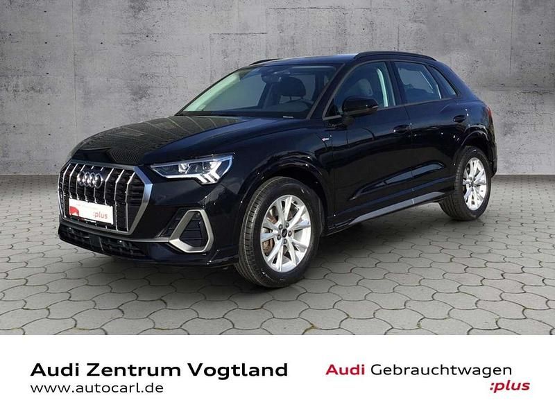 Mythosschwarz metallic Gebraucht 2022 Audi Q3 S-Line SUV | 31.980 € (Superpreis) - Bild 1/4