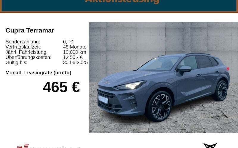 Grau Neu 2024 Cupra Terramar VZ SUV | 48.490 € (Guter Preis) - Bild 1/4