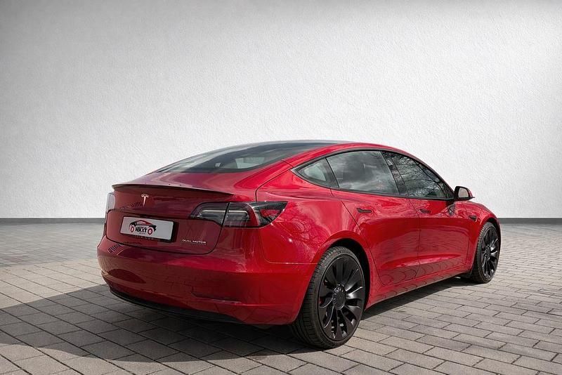 Gebraucht Tesla Model 3 Performance 377 kW (513 PS) 2021 Rot Limousine