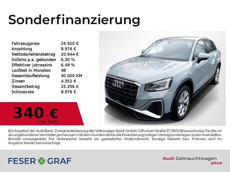 Gebraucht Audi Q2 S-Line 150 PS (110 kW) 2025 Pfeilgrau perleffekt SUV