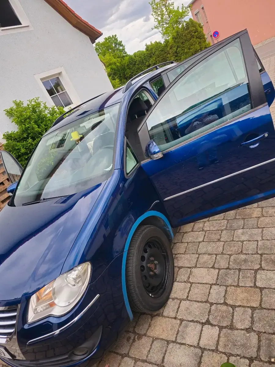 Używany VW Touran 140 KM (102 kW) 2007 Niebieski Minivan