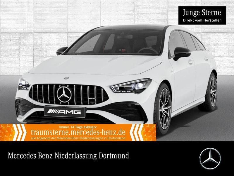 Weiß Gebraucht 2024 Mercedes CLA35 AMG Premium Limousine | 45.990 € (Superpreis) - Bild 1/3