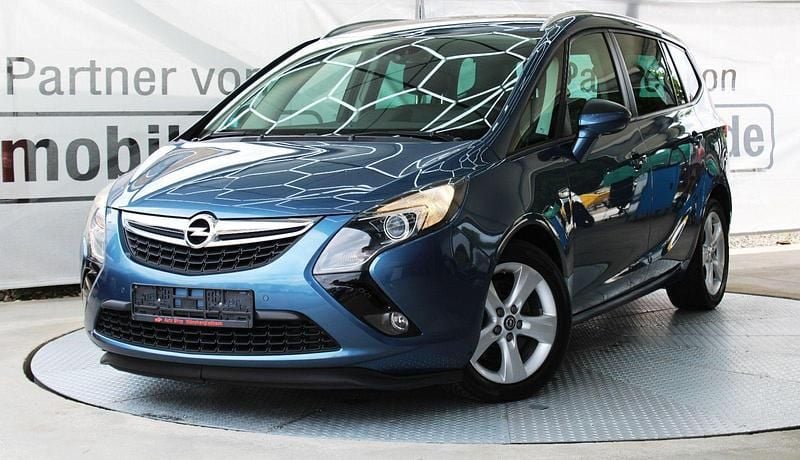 Blau Gebraucht 2015 Opel Zafira Tourer Van / Kleinbus | 6.500 € (Superpreis) - Bild 1/3