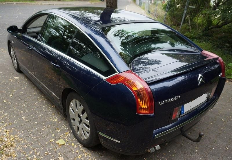 Blau Gebraucht 2008 Citroën C6 Limousine | 3.900 € (Guter Preis) - Bild 1/4