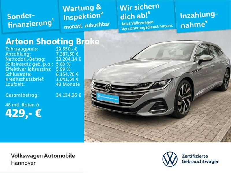 Mondsteingrau Gebraucht 2023 VW Arteon R-line Kombi | 29.550 € (Guter Preis) - Bild 1/3