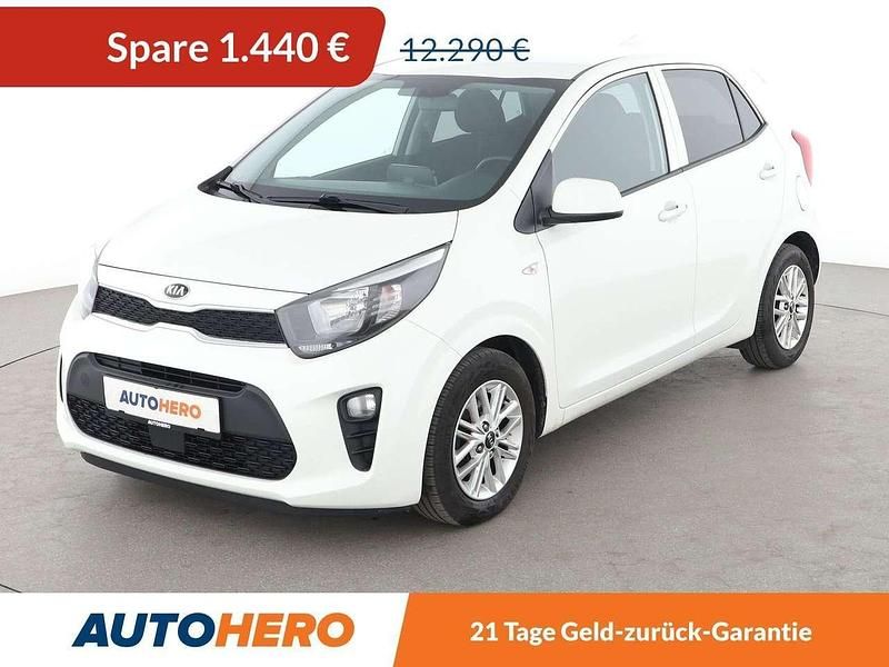 Weiß Gebraucht 2021 Kia Picanto DREAM-TEAM Edition Kleinwagen | 10.850 € (Fairer Preis) - Bild 1/3