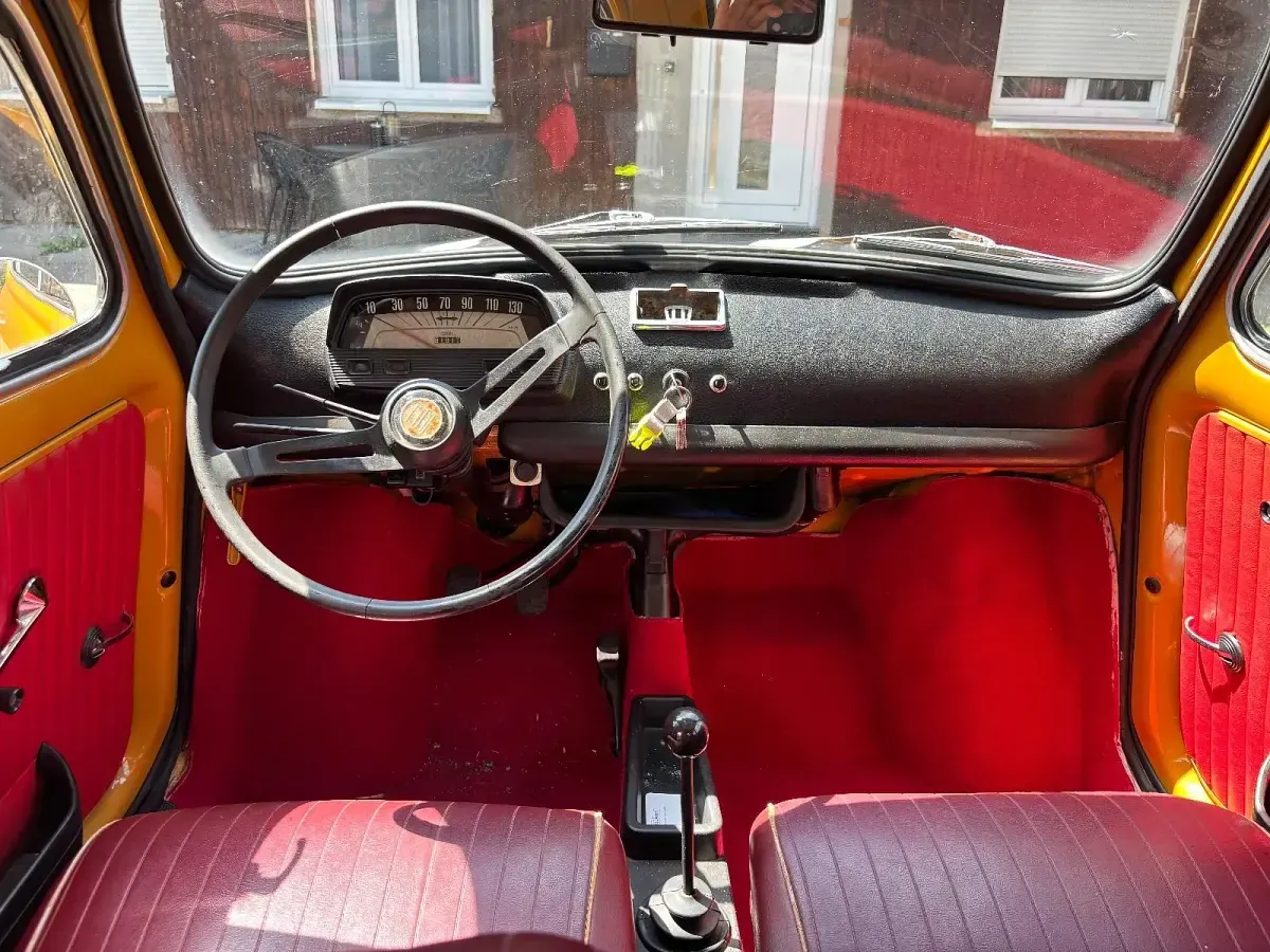 Gebraucht Fiat 500 18 PS (13 kW) 1969 Orange Kleinwagen