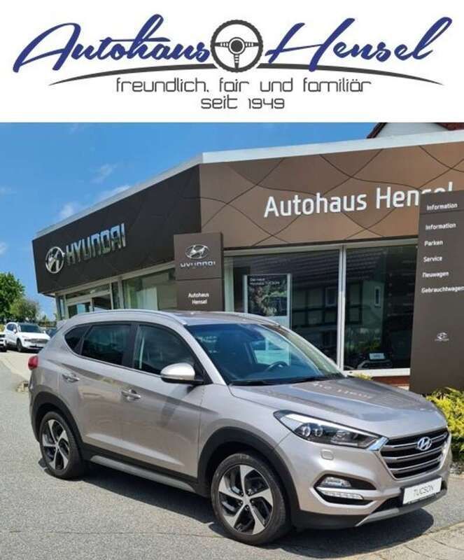 White sand / met Gebraucht 2017 Hyundai Tucson Style SUV | 16.830 € (Fairer Preis) - Bild 1/4