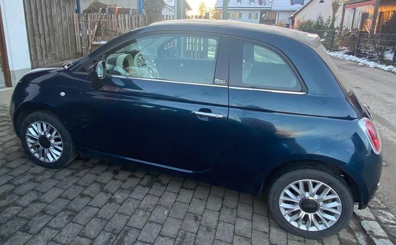 Gebraucht Fiat 500C Lounge 69 PS (50 kW) 2014 Blau Cabrio