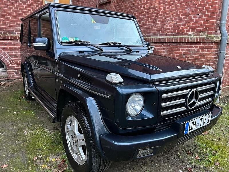 Blau Gebraucht 2003 Mercedes G500 SUV | 18.900 € (Teuer) - Bild 1/4