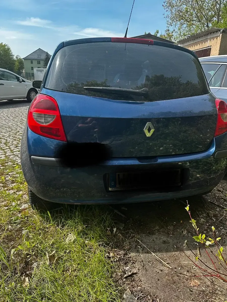 Gebraucht Renault Clio II 2008 Blau Kleinwagen