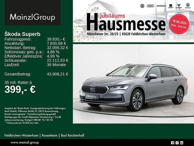 Gebraucht Skoda Superb 204 PS (150 kW) 2025 Graphitegrau metallic Kombi