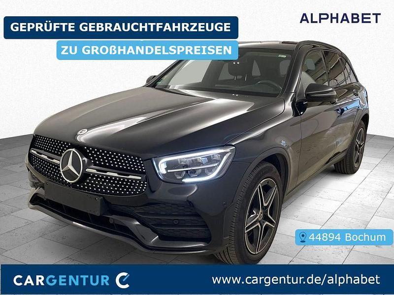 Schwarz Gebraucht 2021 Mercedes GLC220 AMG line SUV | 31.397 € (Fairer Preis) - Bild 1/2