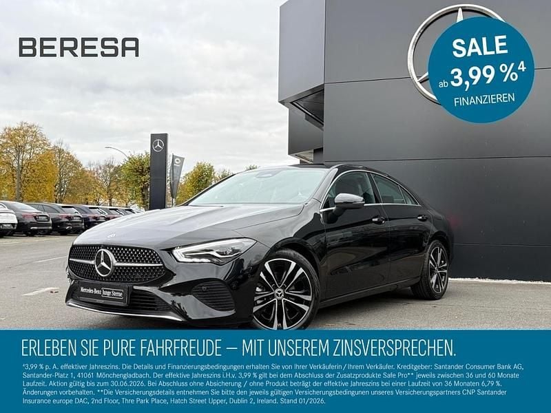 Schwarz Gebraucht 2024 Mercedes CLA180 Progressive Limousine | 28.685 € (Superpreis) - Bild 1/4