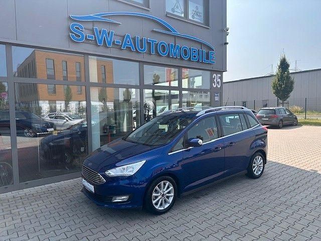 Blau Gebraucht 2016 Ford Grand C-Max Titanium Van / Kleinbus | 11.900 € (Fairer Preis) - Bild 1/4