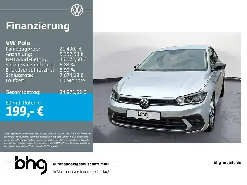 Gebraucht VW Polo Life 116 PS (85 kW) 2025 Kleinwagen