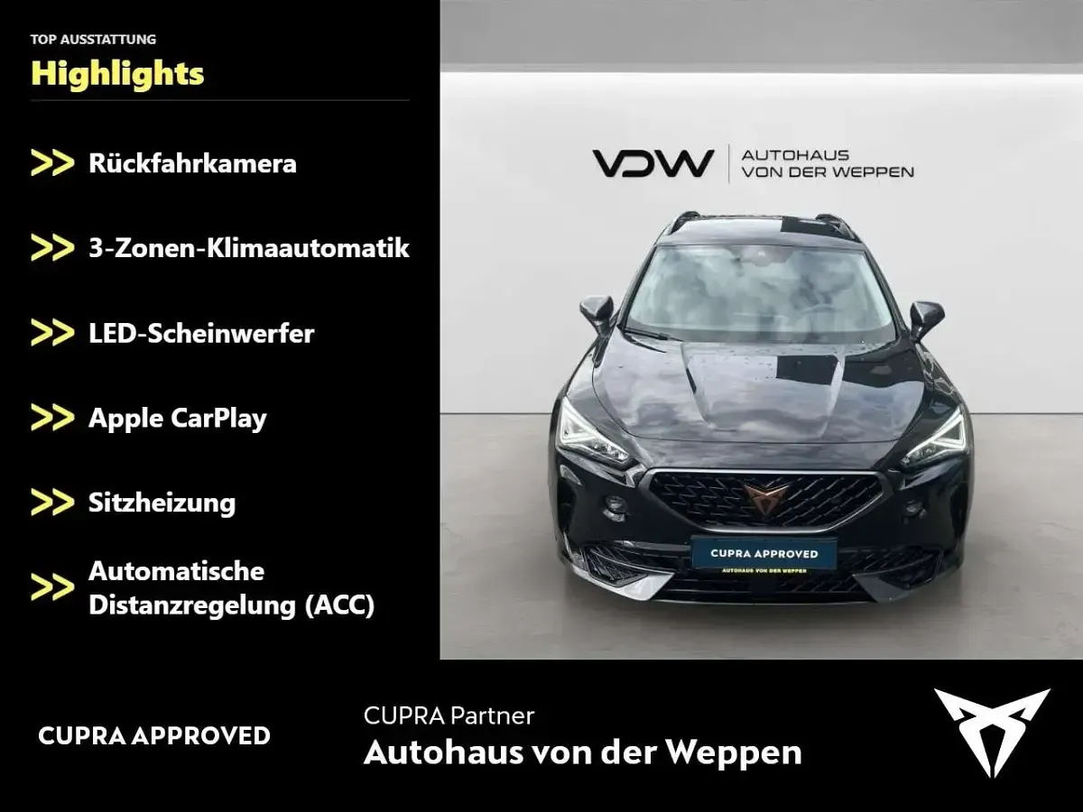 Gebraucht Cupra Formentor 150 PS (110 kW) 2024 Schwarz SUV
