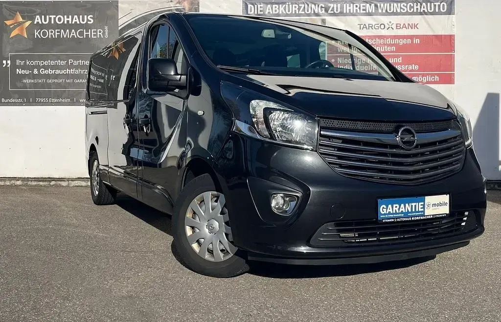 Brugt Opel Vivaro S 125 HK (91 kW) 2017 Sort MPV