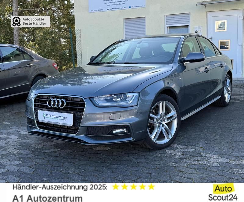 Grau Gebraucht 2015 Audi A4 S-Line Limousine | 16.999 € (Teuer) - Bild 1/4