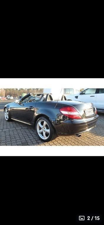 Blau Gebraucht 2005 Mercedes SLK350 Cabrio | 7.500 € (Fairer Preis) - Bild 1/4