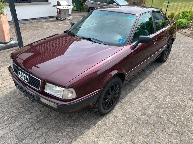 Rot Gebraucht 1992 Audi 80 Limousine | 2.200 € - Bild 1/4