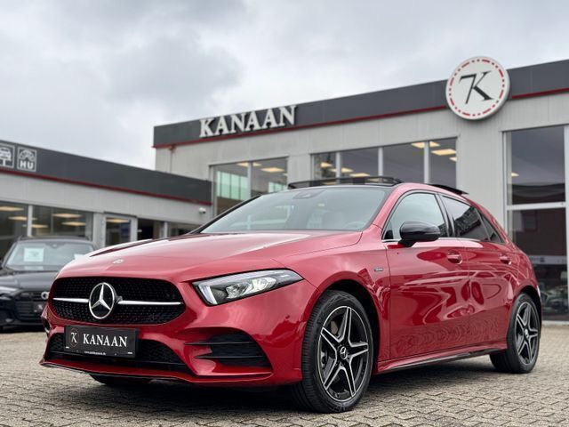 Rot Gebraucht 2021 Mercedes A250 AMG Limousine | 27.489 € (Guter Preis) - Bild 1/4