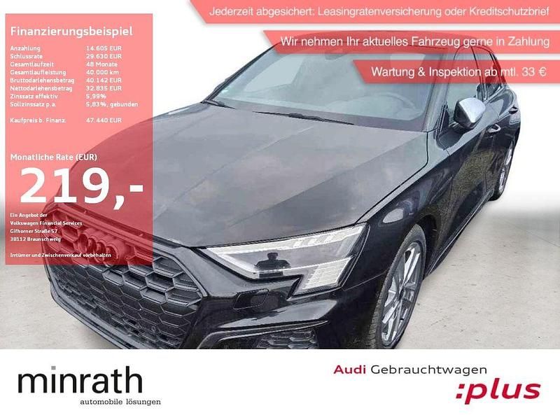 Schwarz Gebraucht 2024 Audi S3 Ambiente Limousine | 47.440 € (Teuer) - Bild 1/4