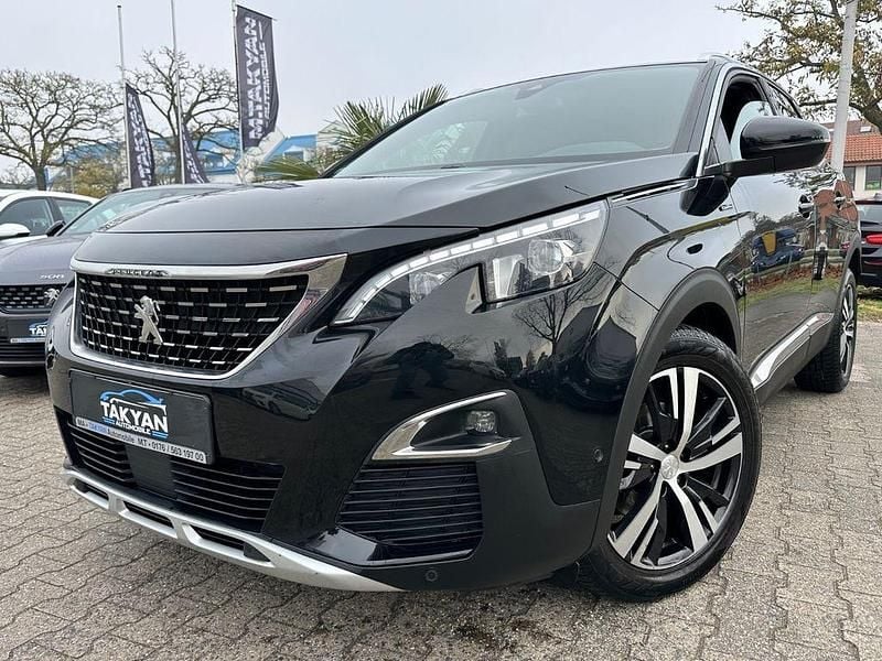 Schwarz Gebraucht 2017 Peugeot 3008 GT-line SUV | 14.990 € (Fairer Preis) - Bild 1/4