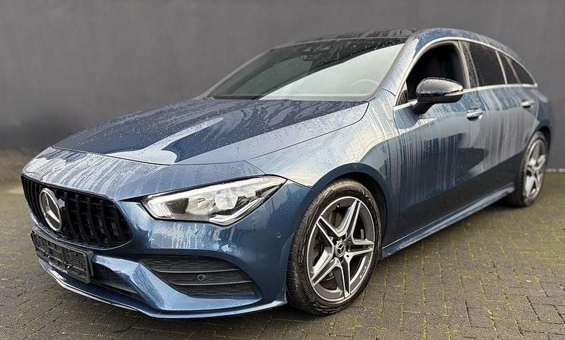 Blau Gebraucht 2022 Mercedes CLA250 Shooting Brake AMG line Kombi | 31.750 € (Fairer Preis) - Bild 1/4