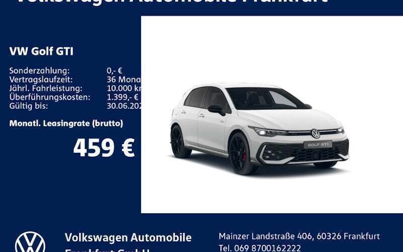 Weiß Neu 2025 VW Golf VIII GTI Limousine | 49.199 € (Etwas zu teuer) - Bild 1/4