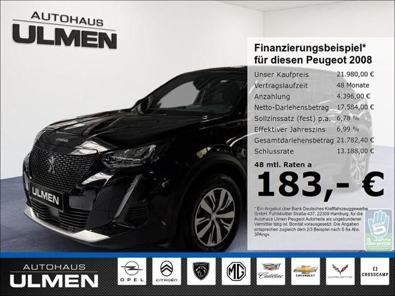 Schwarz Gebraucht 2023 Peugeot e-2008 Active SUV | 21.980 € (Fairer Preis) - Bild 1/4