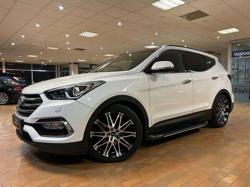Gebraucht Hyundai Santa Fe Premium 200 PS (147 kW) 2017 Weiß SUV