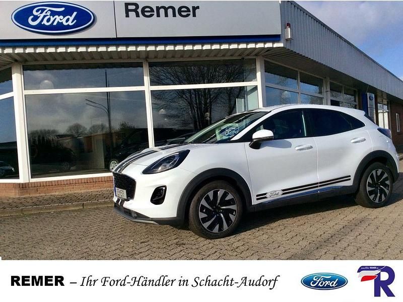 Weiß Gebraucht 2022 Ford Puma Gen-E Titanium SUV | 19.290 € (Fairer Preis) - Bild 1/4