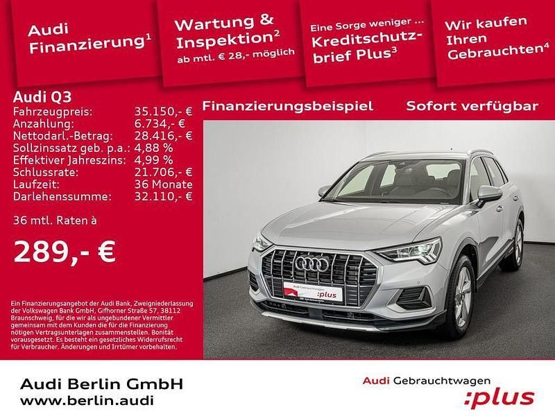 Florettsilber metallic Gebraucht 2022 Audi Q3 Ambiente SUV | 35.150 € (Fairer Preis) - Bild 1/3