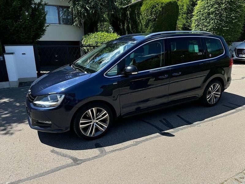 Blau Gebraucht 2012 VW Sharan Comfortline Van / Kleinbus | 9.000 € (Superpreis) - Bild 1/4