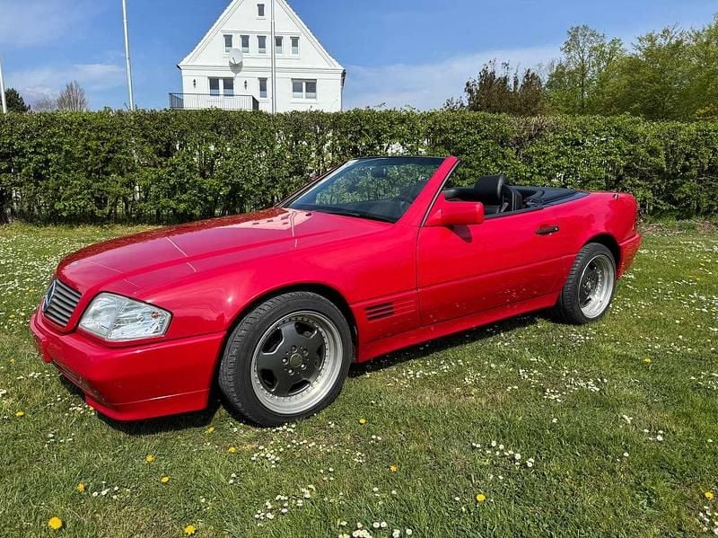 Rot Gebraucht 1993 Mercedes SL320 Cabrio | 17.950 € - Bild 1/4