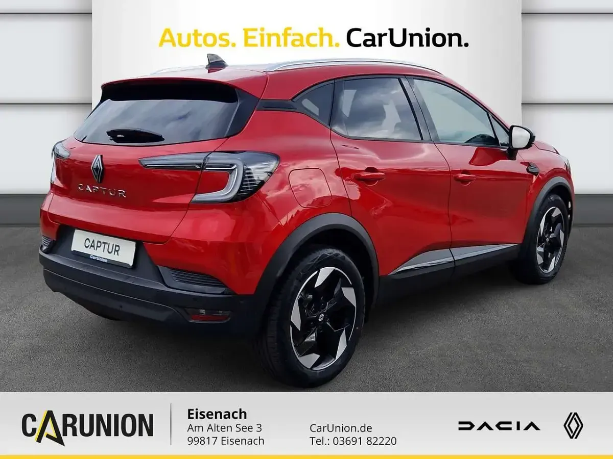 Nowe Renault Captur Techno 140 KM (102 kW) 2025 Czerwony SUV
