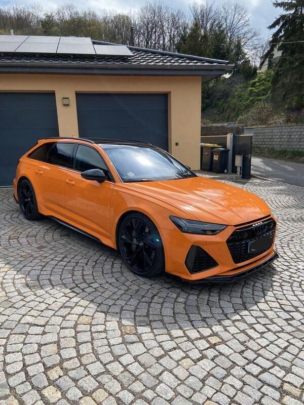 Orange Gebraucht 2020 Audi RS6 Advanced Kombi | 122.500 € - Bild 1/4