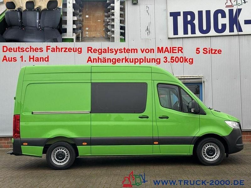 Gelb Gebraucht 2021 Mercedes Sprinter Van | 26.002 € (Teuer) - Bild 1/4