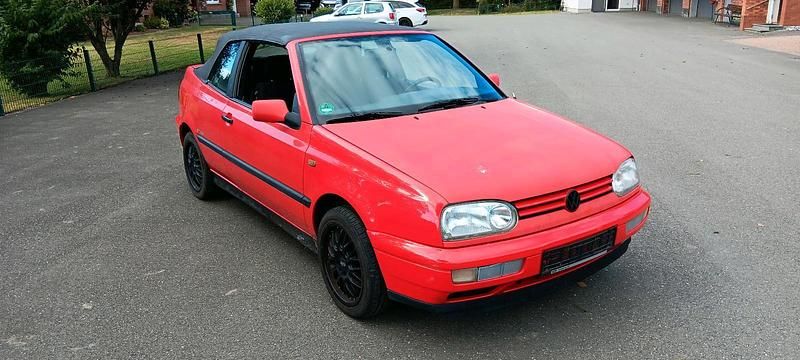 Rot Gebraucht 1997 VW Golf Cabriolet Cabrio | 899 € (Superpreis) - Bild 1/4