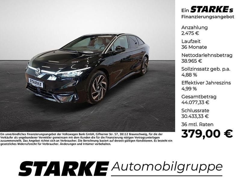 Grenadillschwarz metallic Gebraucht 2023 VW ID.7 Pro Limousine | 41.440 € (Superpreis) - Bild 1/4