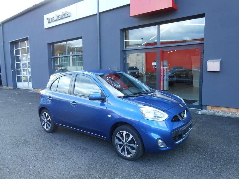Blau Gebraucht 2014 Nissan Micra Acenta Kleinwagen | 5.300 € (Fairer Preis) - Bild 1/4